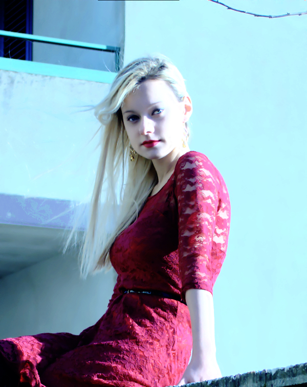 outfit con abito di pizzo, Il mio outfit con un vestito di pizzo burgundy