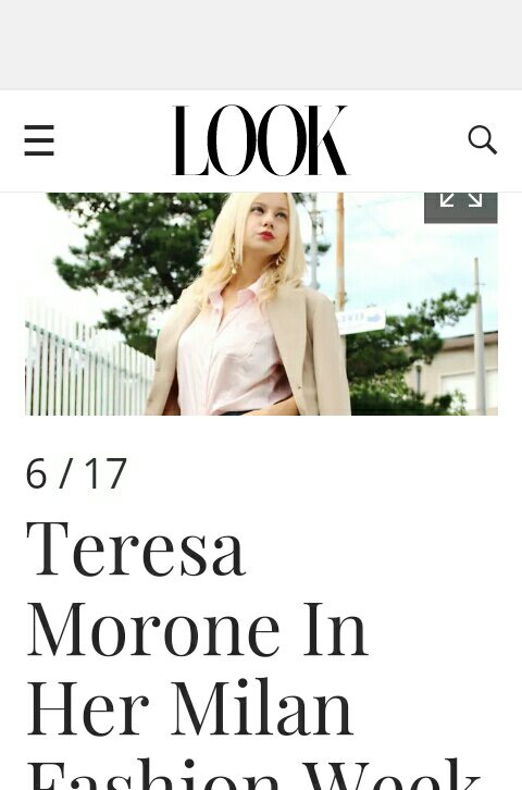Teresa Morone, fashion influencer,
